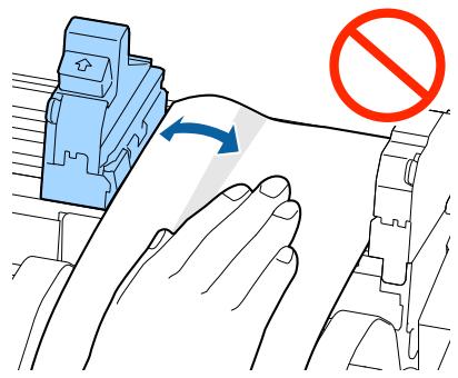 EPSON COLORWORKS CW-C6000AE - Placez votre main sur le papier pour l'aplatir et faites glisser le guide du bord mobile contre le papier. - 3