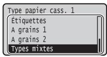 CANON LBP712CX - Réglage du format et du type de papier - 11