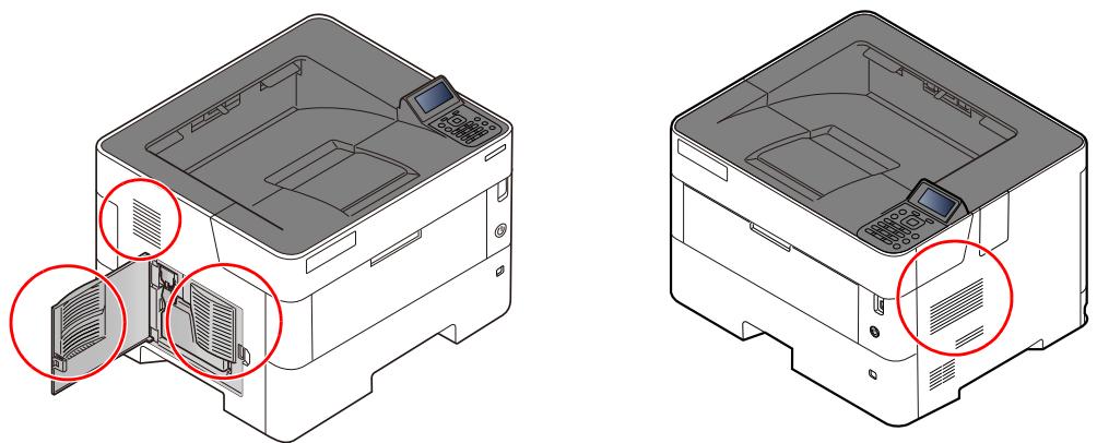 KYOCERA ECOSYS P4140DN - Orifices - 1