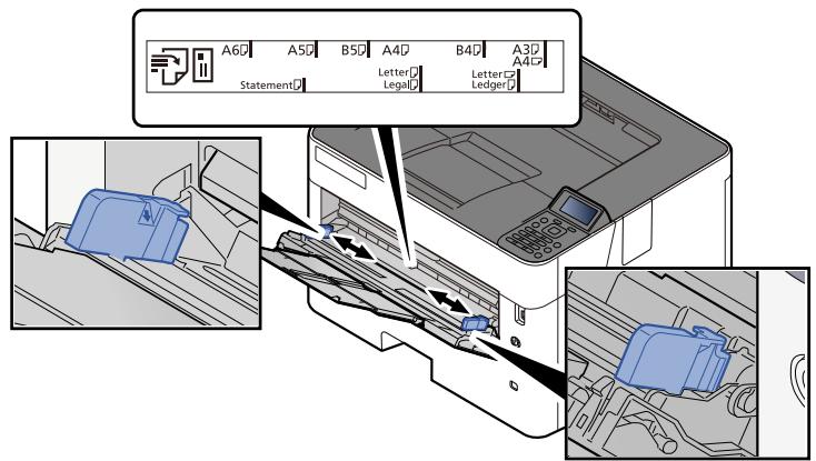 KYOCERA ECOSYS P4140DN - Régler le format du bac MF. - 1
