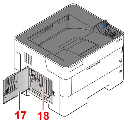 KYOCERA ECOSYS P4140DN - Connecteurs/intérieur - 5