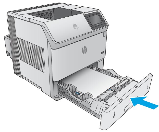 HP M604N - Ouvrez le bac. - 5
