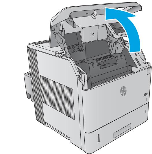 HP M604N - Élimination des bourages papier dans la zone de la cartouche de toner - 1