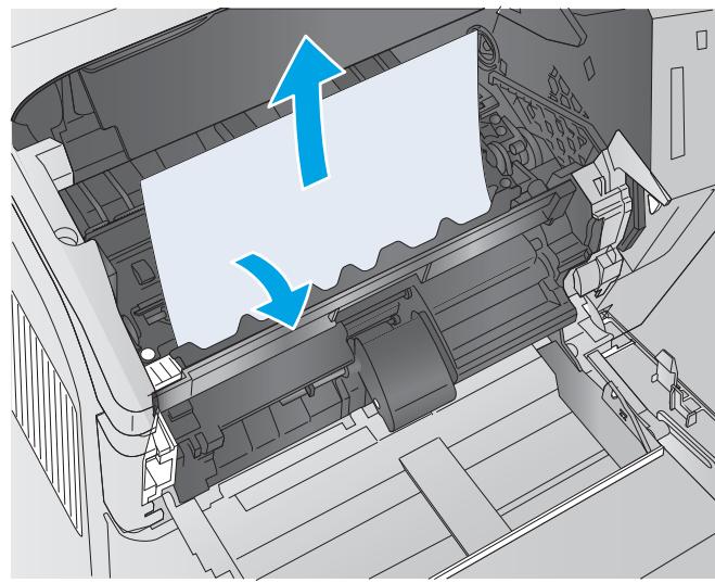 HP M604N - Élimination des bourages papier dans la zone de la cartouche de toner - 6