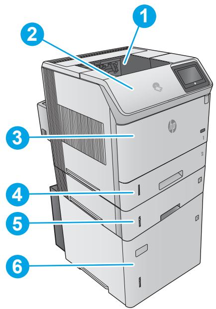 HP M604N - Emplacements des boulons - 1