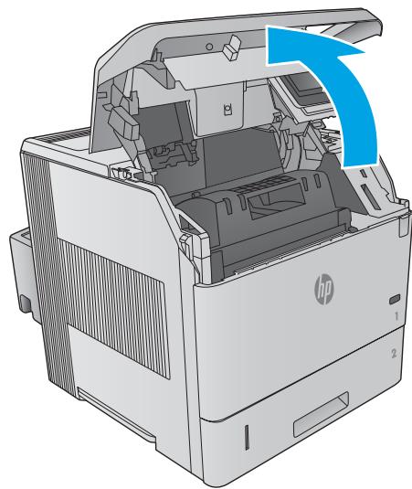 HP M604N - Retrait et remplacement de la cartouche - 1