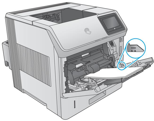 HP M604N - Chargement du bac 1 - 4