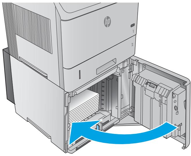 HP M604N - Charger le bac - 5