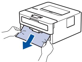 BROTHER HL-L2372DN - Du papier est coincé à l'intérieur du bac à papier - 2