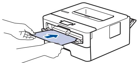 BROTHER HL-L2372DN - Charger et imprimer du papier épais et des étiquettes à partir de la fente d'alimentation manuelle - 5