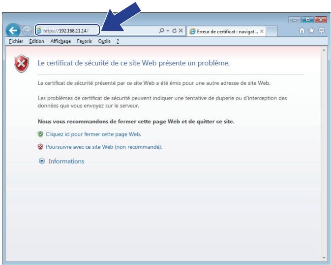 BROTHER HL-L2372DN - Installer le certificat auto-signé pour les utilisateurs Windows munis de droits d'administration - 3