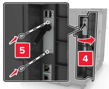 LEXMARK CS820DTE - Installation d'un port de solutions interne - 8