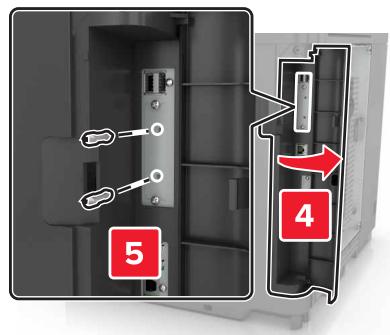 LEXMARK CS820DTE - Installation d'un disque dur sur l'imprimante - 5