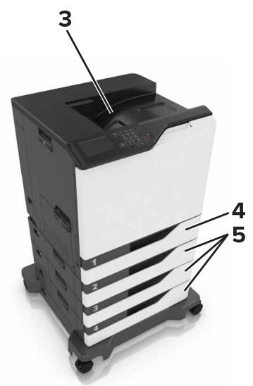 LEXMARK CS820DTE - Configurations de l'imprimante - 3