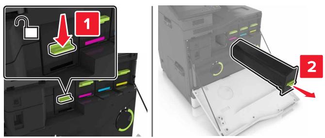 LEXMARK CS820DTE - Remplacement d'une cartouche de toner - 2