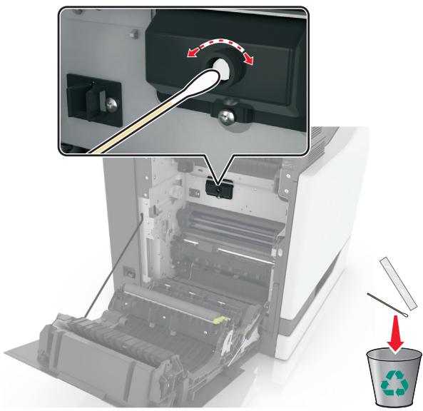 LEXMARK CS820DTE - Remplacement de l'unité de fusion - 4