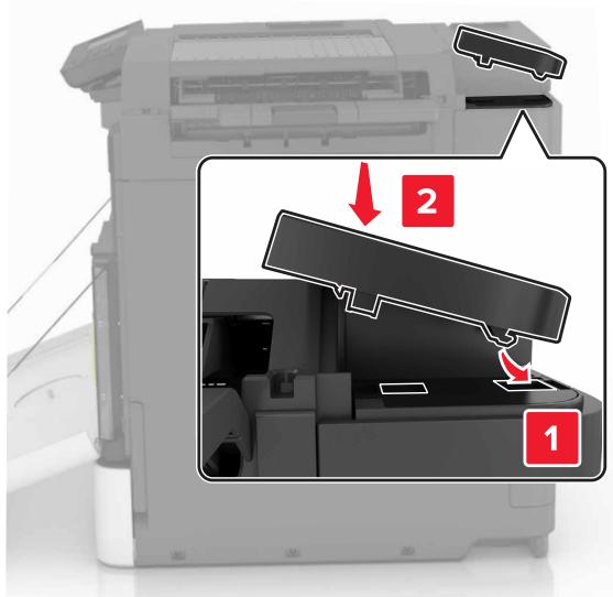 LEXMARK CS820DTE - Installation de l'unité de finition d'agrafage - 7