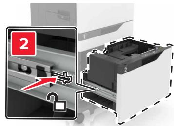 LEXMARK CS820DTE - Remplacement du rouleau de saisie du tiroir de 2 200 feuilles - 2