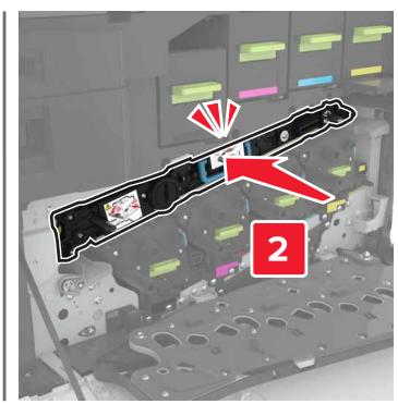 LEXMARK CS820DTE - Remplacement de la courroie de transfert - 7