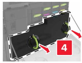 LEXMARK CS820DTE - Remplacement de la bouteille de récapération de toner - 4