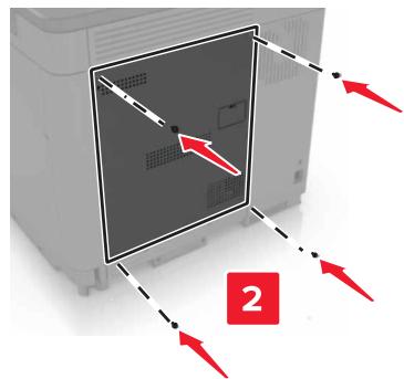 LEXMARK CS820DTE - Installation d'une carte mémoire - 7
