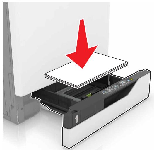 LEXMARK CS820DTE - Chargez le papier correctement - 2