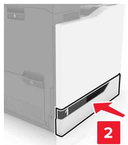 LEXMARK CS820DTE - Remplacement du rouleau de saisie du tiroir de 550 feuilles - 10