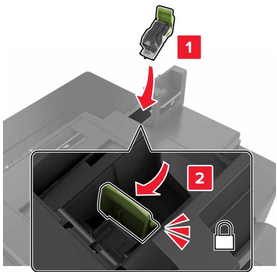 LEXMARK CS820DTE - Bourrage d'agrafes derrière la porte G - 6