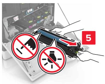 LEXMARK CS820DTE - Remplacement d'une unité de développement - 6