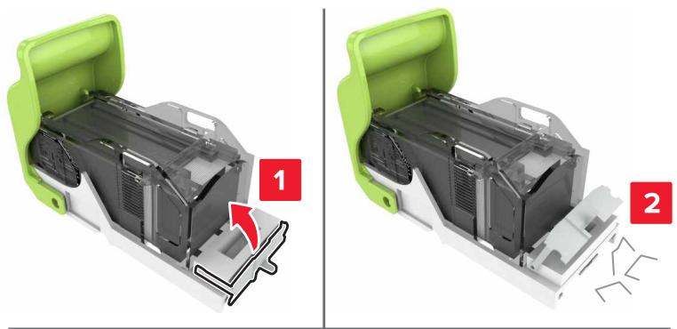 LEXMARK CS820DTE - Bourrage d'agrafes derrière la porte G - 3