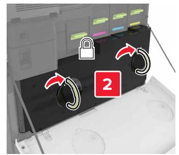 LEXMARK CS820DTE - Remplacement de la bouteille de récapération de toner - 8