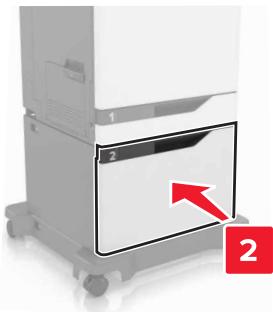 LEXMARK CS820DTE - Remplacement du rouleau de saisie du tiroir de 2 200 feuilles - 10