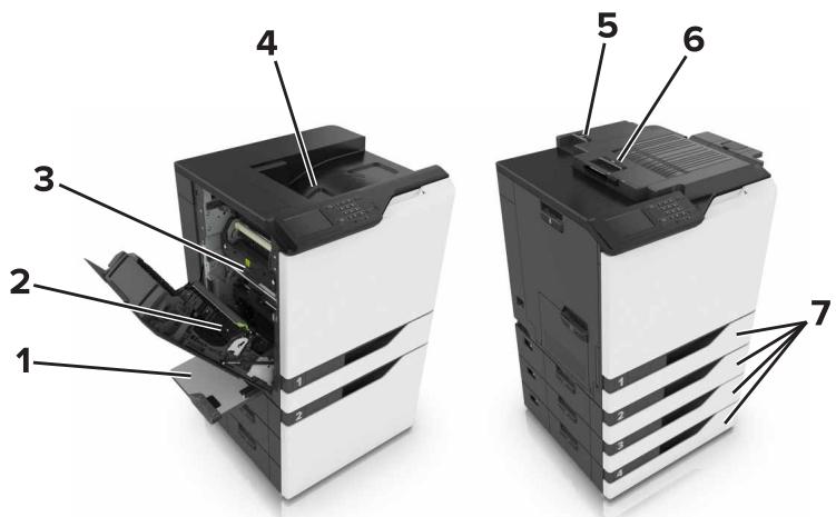 LEXMARK CS820DTE - Remarques : - 1