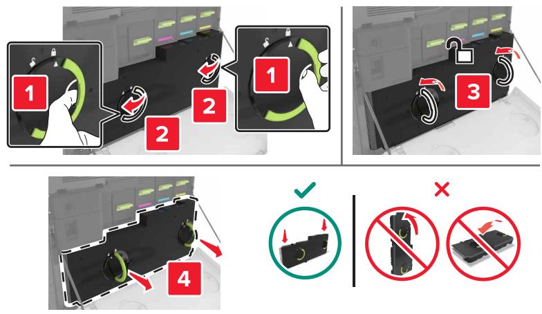 LEXMARK CS820DTE - Remplacement de la courroie de transfert - 2