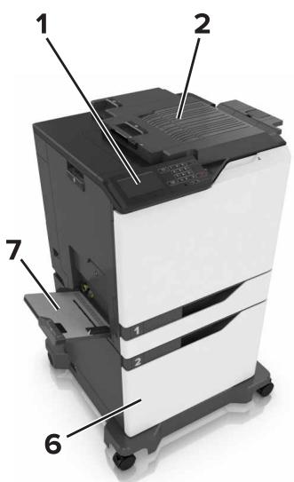LEXMARK CS820DTE - Configurations de l'imprimante - 2