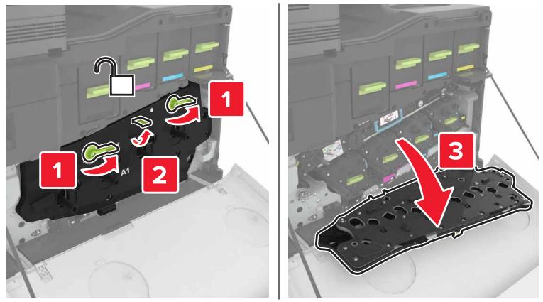 LEXMARK CS820DTE - Remplacement de la courroie de transfert - 3