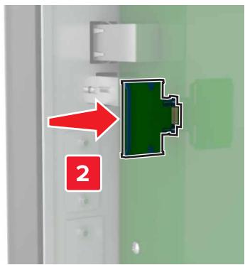 LEXMARK CS820DTE - Installation d'une carte en option - 5