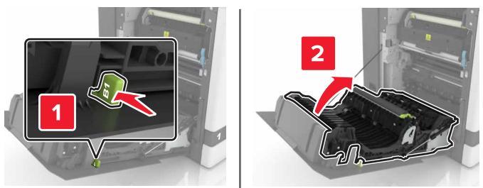 LEXMARK CS820DTE - Bourrage papier dans l'unité d'impression recto verso - 4
