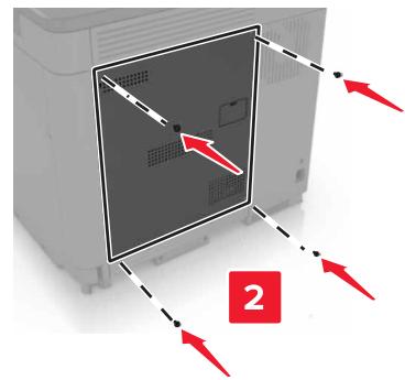LEXMARK CS820DTE - Installation d'un disque dur sur l'imprimante - 10