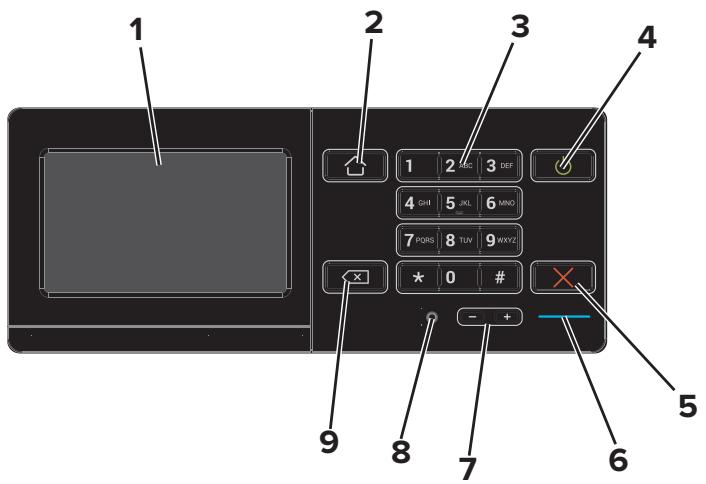 LEXMARK CS820DTE - A partir du panneau de commandes - 1