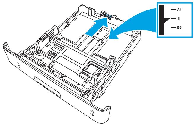 HP M404DN - Charger le bac à papier 2 - 3