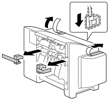 KONICA MINOLTA MAGICOLOR 5650 - Déballage et installation de l'unité d'agrafage - 22