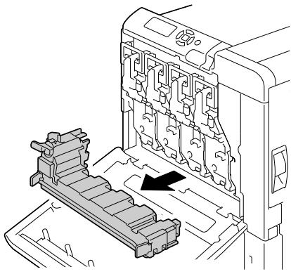 KONICA MINOLTA MAGICOLOR 5650 - Remplacement du réceptacle de toner usage - 5