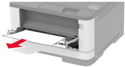 LEXMARK MS331DN - Bourrage papier dans le chargeur multifonction - 1