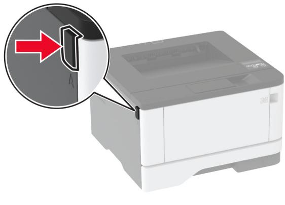 LEXMARK MS331DN - Ouvrez la porte avant. - 1