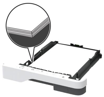 LEXMARK MS331DN - Chargez le papier correctement - 1