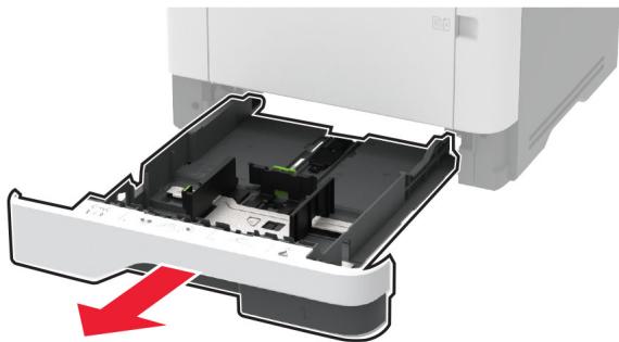 LEXMARK MS331DN - Retirez le tiroir. - 1