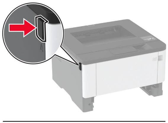 LEXMARK MS331DN - Ouvrez la porte avant. - 1