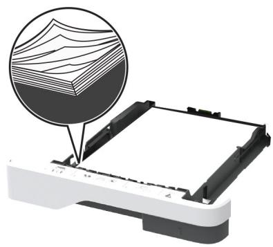 LEXMARK MS331DN - Chargez le papier correctement - 2