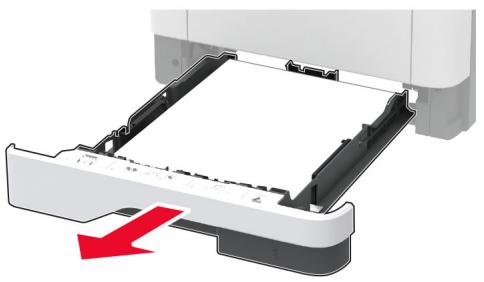 LEXMARK MS331DN - Retirez le tiroir. - 1